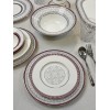 Service de table COPPELIA 24 pièces en porcelaine de limoge pour 6 personnes