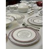 Service de table COPPELIA 24 pièces en porcelaine de limoge pour 6 personnes