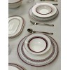 Service de table COPPELIA 24 pièces en porcelaine de limoge pour 6 personnes