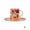 6 tasses à café Pinky rose
