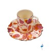 6 tasses à café Pinky rose
