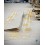 Nappe rectangle beige foncé E8 dorée 3,40m x 1,8m
