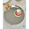 Plateau rond avec pied Palladium 28CM
