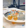 Plateau rond avec pied Palladium 28CM