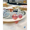 Plateau rond avec pied Palladium 28CM