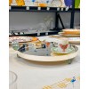 Plateau rond avec pied Palladium 28CM