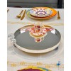 Plateau rond avec pied Palladium 28CM