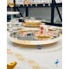 Plateau rond avec pied Palladium 28CM