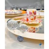 Plateau rond avec pied Palladium 28CM