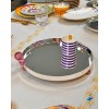 Plateau rond avec pied 32cm Palladium