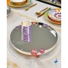 Plateau rond avec pied 32cm Palladium