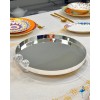 Plateau rond avec pied 32cm Palladium