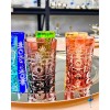 6 verres à thé Dresden 6 couleurs