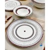 Service de table COPPELIA 24 pièces en porcelaine de limoge pour 6 personnes